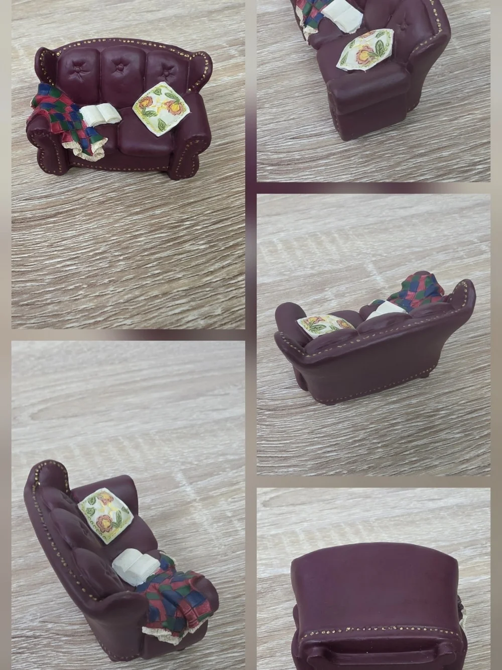 Avon Victorian Memories Living Room  Miniature Furniture Collectible Set 2001